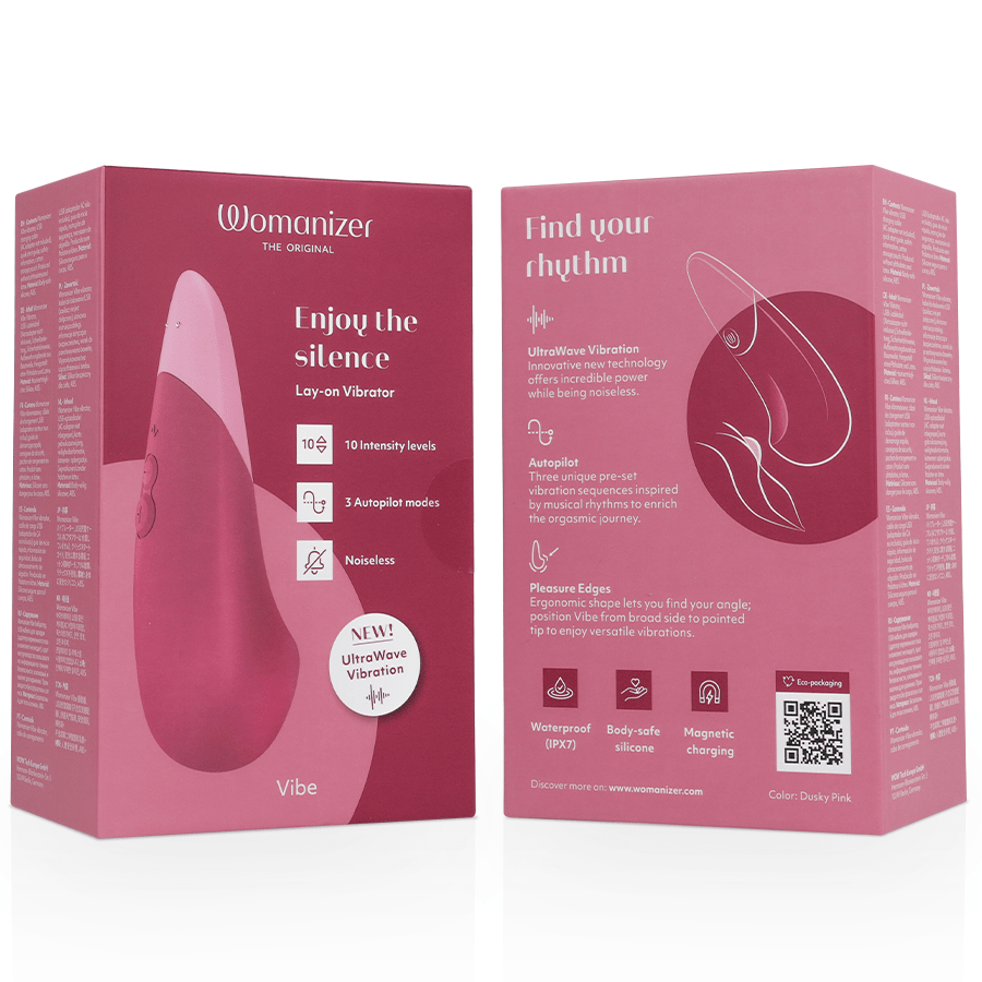 WOMANIZER - VIBRATEUR SILENCIEUX VIBE LAY - ON ROSE FOYER - Élégance ✨