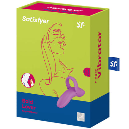 SATISFYER - VIBRATEUR  DOIGTS BOLD LOVER ROSE