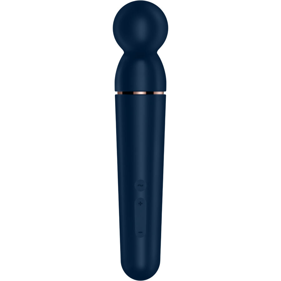 SATISFYER - MASSAGER VIBRATEUR PLANET WAND-ER BLEU