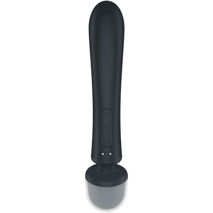 SATISFYER - MASSEUR VIBRATEUR LAPIN TRIPLE LOVER GRIS