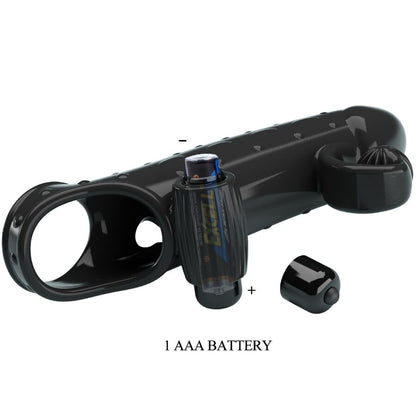 ROMANCE - MANCHON PÉNIS VIBRANT NOIR