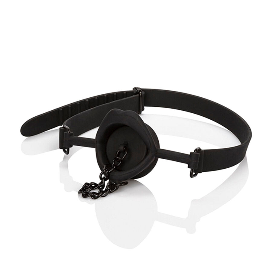 CALEXOTICS - SCANDAL BÂILLON AVEC PLUG EN SILICONE NOIR