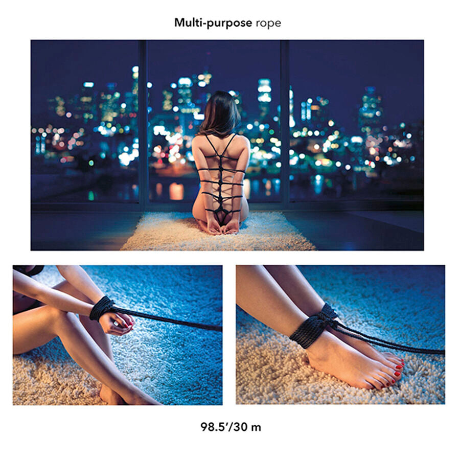 CALEXOTICS - SCANDAL CORDE BDSM NOIRE 30 M