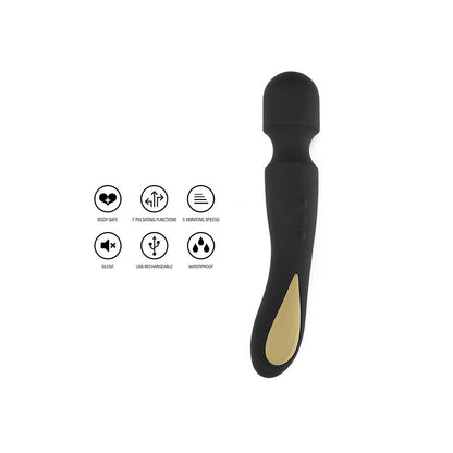 TOYJOY - BAGUETTE DE MASSAGE ZENITH LIGHT NOIRE