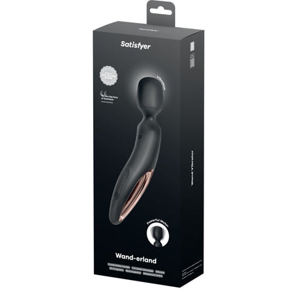 SATISFYER - MASSEUR VIBRANT WAND ERLAND NOIR