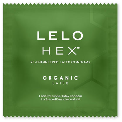 LELO - HEX BOÎTE DE PRÉSERVATIFS BIOLOGIQUES 3 UNITÉS