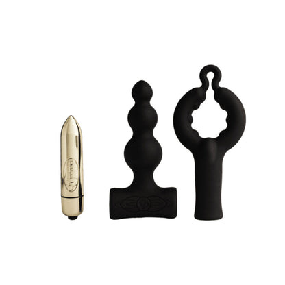 ROCKS-OFF - PETITE SENSATIONS BUBBLES ANAL PLUG VIBRATEUR NOIR