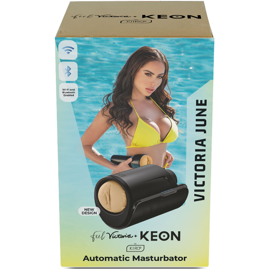 KIIROO - KEON WIFI COMBO VICTORIA JUNE MASTURBATEUR AUTOMATIQUE + FEEL STROKER