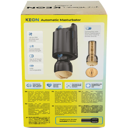 KIIROO - KEON WIFI COMBO VICTORIA JUNE MASTURBATEUR AUTOMATIQUE + FEEL STROKER