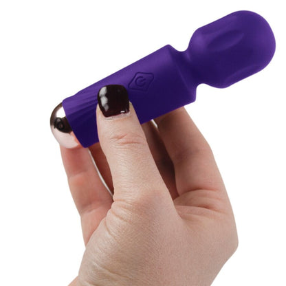 ROCKS-OFF - MINI BAGUETTE RECHARGEABLE 16 FONCTIONS VIOLET DREAM