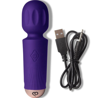 ROCKS-OFF - MINI BAGUETTE RECHARGEABLE 16 FONCTIONS VIOLET DREAM