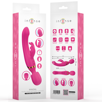 INTENSE - VIBRATEUR DOUBLE WINONA LAPIN ET BAGUETTE