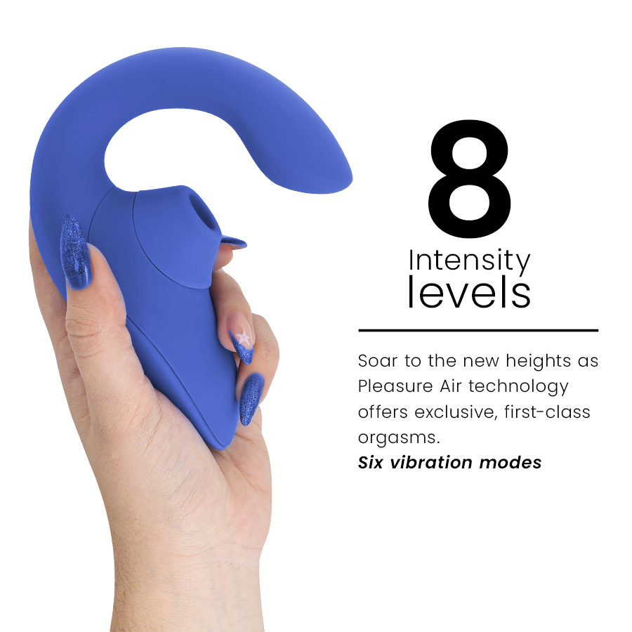 WOMANIZER - VIBRATEUR STIMULATEUR BLEU VIBRANT BLEU