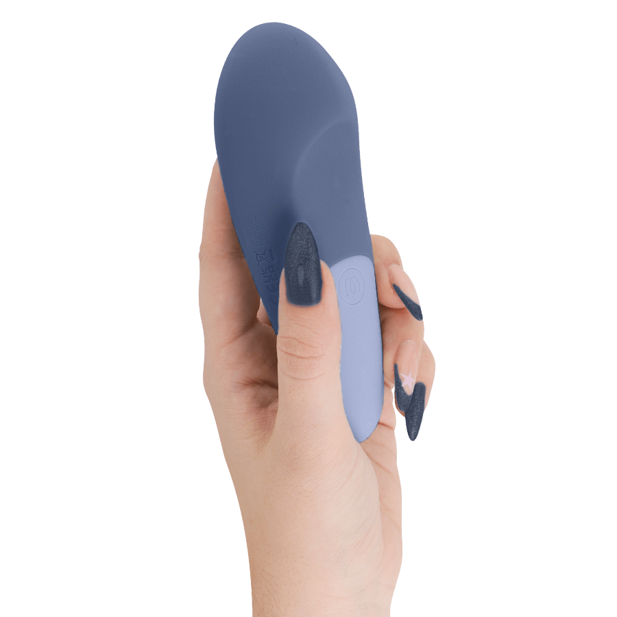 WOMANIZER - VIBE LAY - ON VIBRATEUR SILENCIEUX BLEU FONCÉ - Élégance ✨