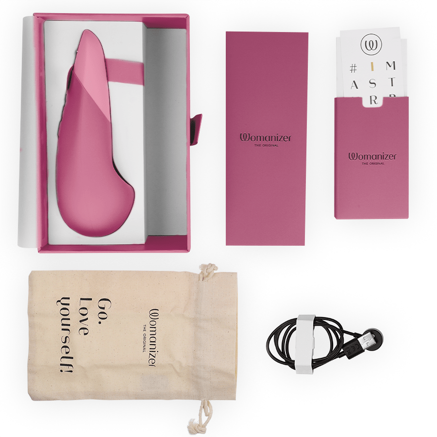 WOMANIZER - VIBRATEUR SILENCIEUX VIBE LAY - ON ROSE FOYER - Élégance ✨