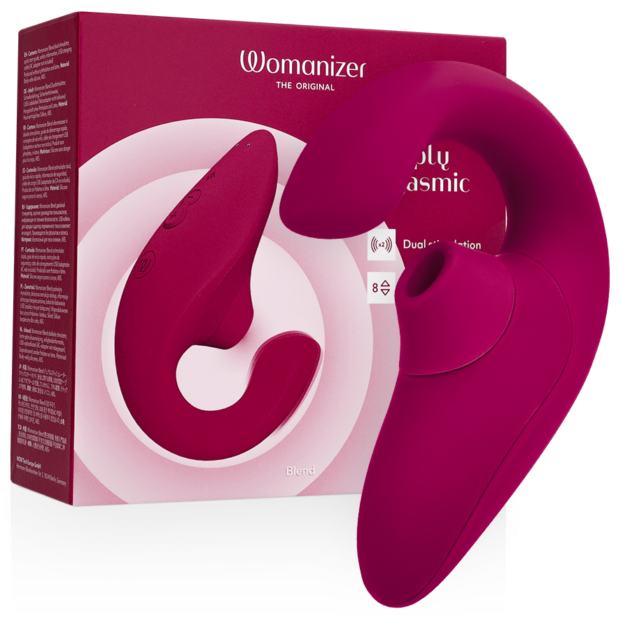 WOMANIZER - VIBRATEUR STIMULATEUR BLEND RABBIT ROSE VIBRANT - Élégance ✨