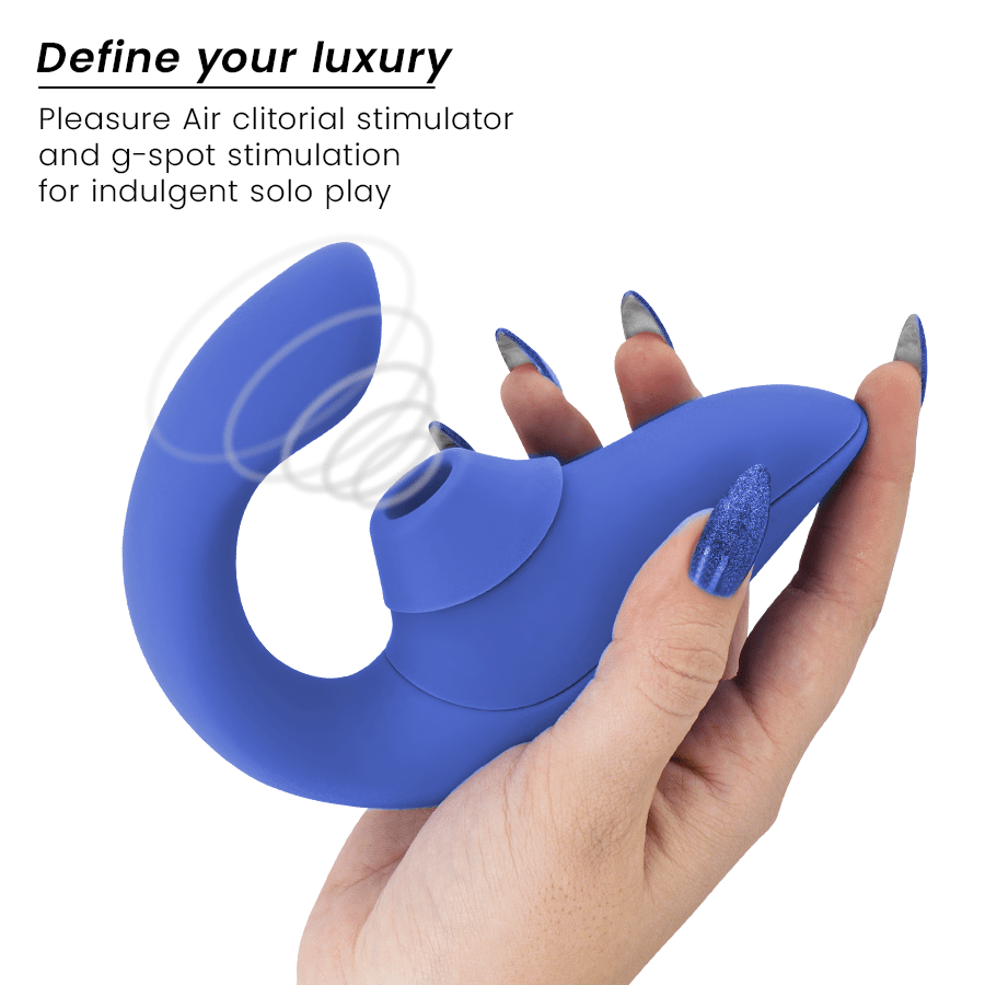WOMANIZER - VIBRATEUR STIMULATEUR BLEU VIBRANT BLEU - Élégance ✨