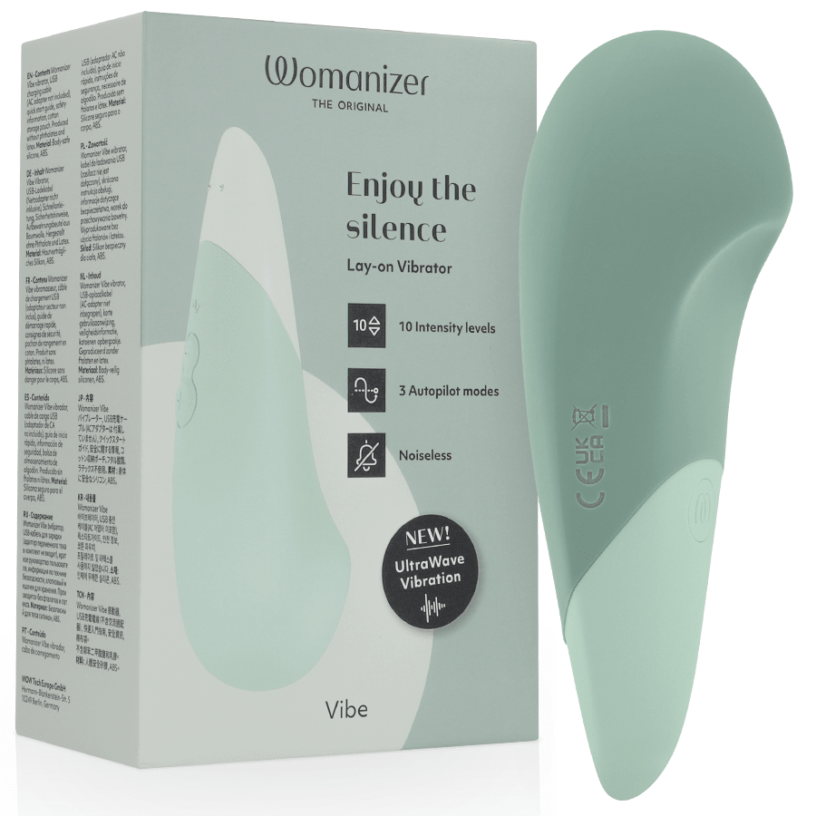 WOMANIZER - VIBROMASSEUR SILENCIEUX VIBE LAY - ON SAGE - Élégance ✨